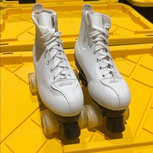 Klzzuk White Women's Athletic Roller Skates Size 40
